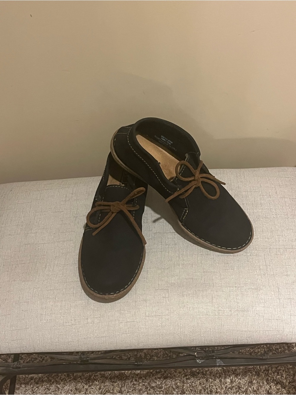 Like New Born Nuala Black Nubucks, Brown Laces, size EU40